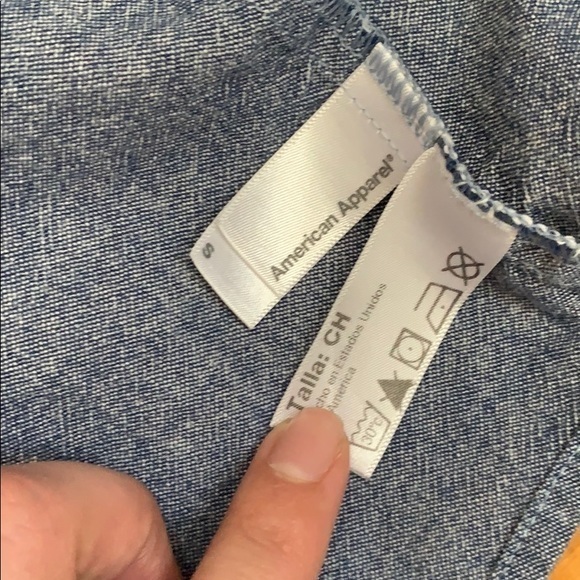 American Apparel skirt Jean size small - Picture 3 of 4